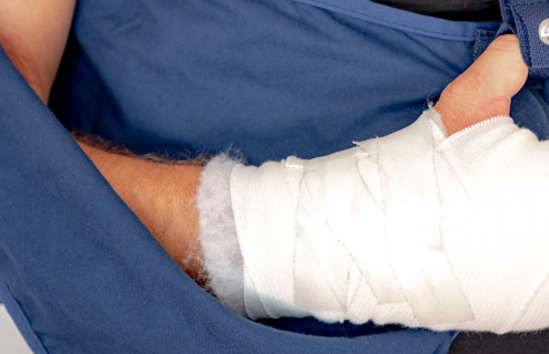 Can I drive in a sling?