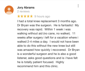 Dr Bryan Knee Surgery Review Portland Oregon